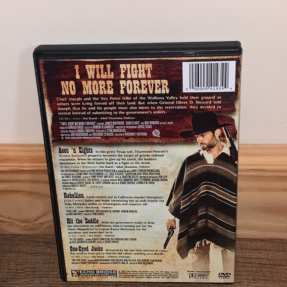I will fight no more forever 5 movie western collection Dvd - Picture 2 of 2